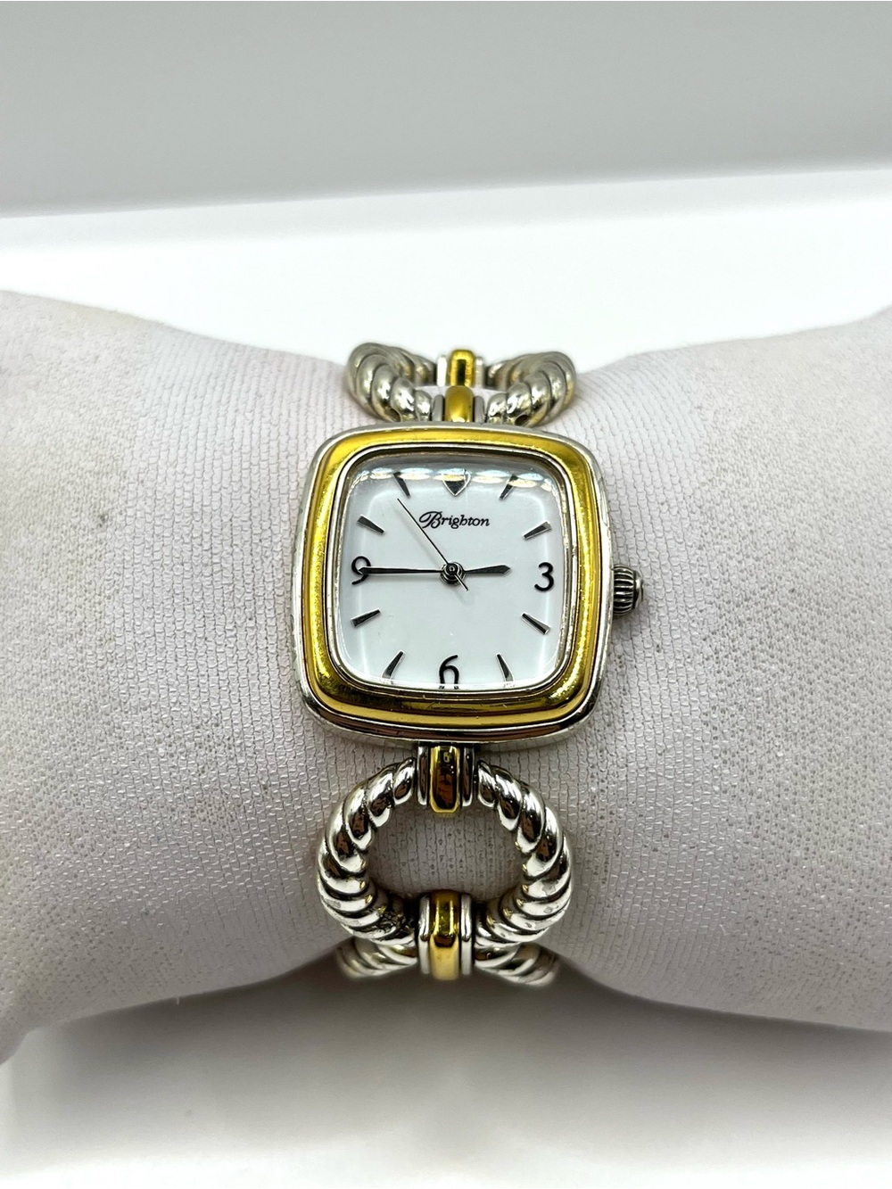 Brighton Kindred Watch Two-Tone Silver and Gold Women's Bracelet Watch